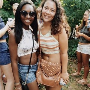 Halter & backless crop top from urban outfitters